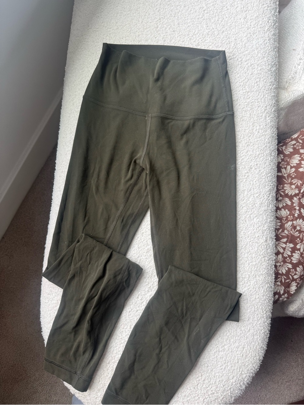 lululemon athletica Olive Green High-Rise Leggings